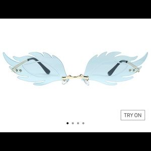 Blue Hippie Non-Prescription Sunglasses